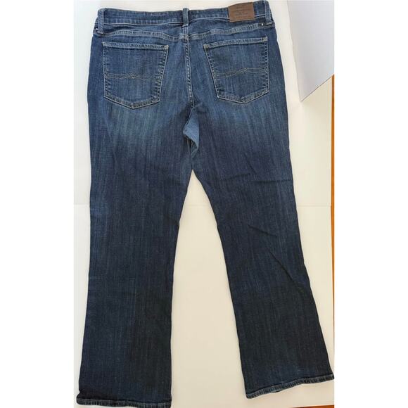 Lucky Brand Jeans Womens Size 14/32 Ankle Dark Wash Sweet Boot Denim - Picture 3 of 8